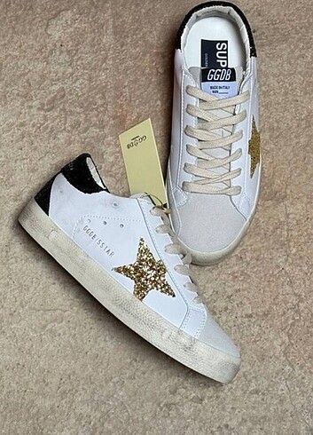 GOLDEN GOOSE DELUXE UZUN SİYAH ALTIN
