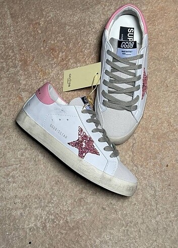 39 Beden çeşitli Renk GOLDEN GOOSE DELUXE UZUN PEMBE