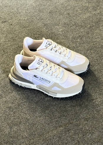 LACOSTE ELİT ACTİVE BEYAZ GRİ