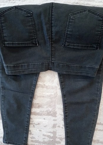 Addax Gri Elastik Streç Kadın Skinny Jean