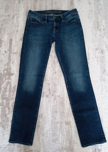 31 Beden Gri Elastik Streç Kadın Skinny Jean