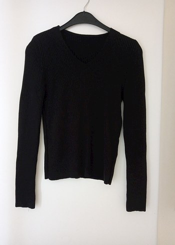 Bershka marka Çizgili Renkli Kadın Triko Kazak - Görsel 9