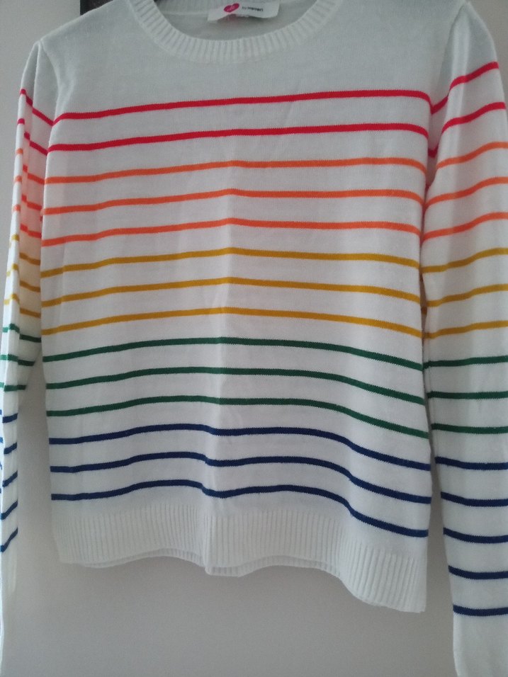 Kadın Mor V Yakalı Örgü Yün Kazak - Görsel 4