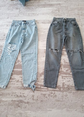 Çok Renkli Çizgili Kadın Pamuklu Triko - Görsel 16