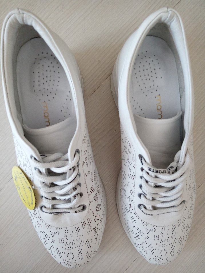 Mammamia Beyaz Dolgu Topuklu Kadın Spor Ayakkabı - Görsel 3