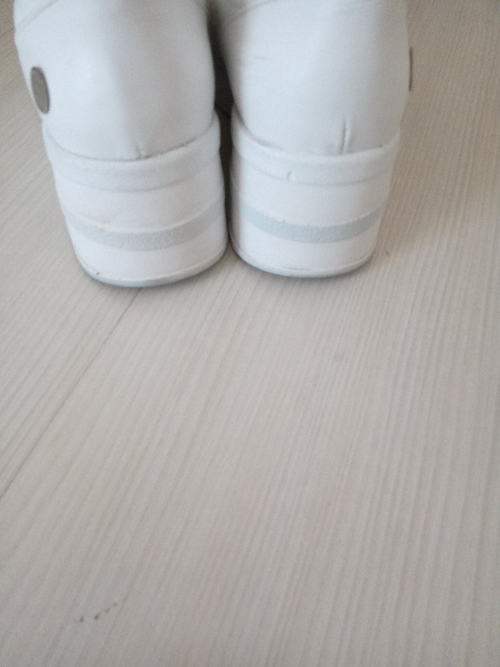 Mammamia Beyaz Dolgu Topuklu Kadın Spor Ayakkabı - Görsel 4