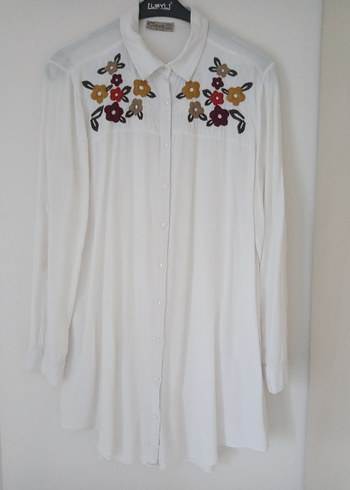 Viskon kumaş uzun elbise - Görsel 19