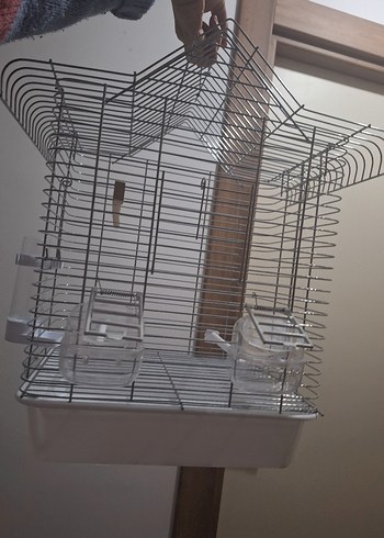 Gri çelik Kuş Kafesi - Görsel 9