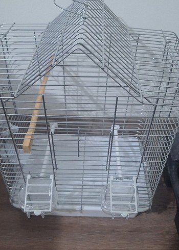 Gri çelik Kuş Kafesi - Görsel 12