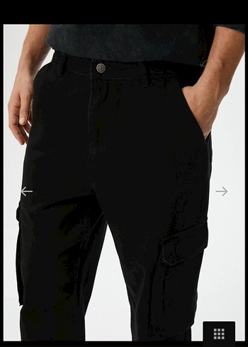 Siyah Regular Fit Erkek Pantolon - Görsel 7