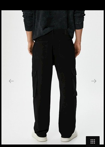 Siyah Regular Fit Erkek Pantolon - Görsel 2