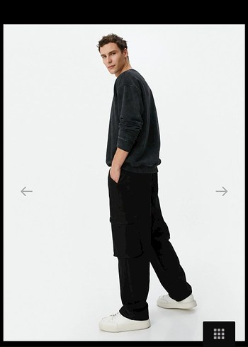 Siyah Regular Fit Erkek Pantolon - Görsel 4