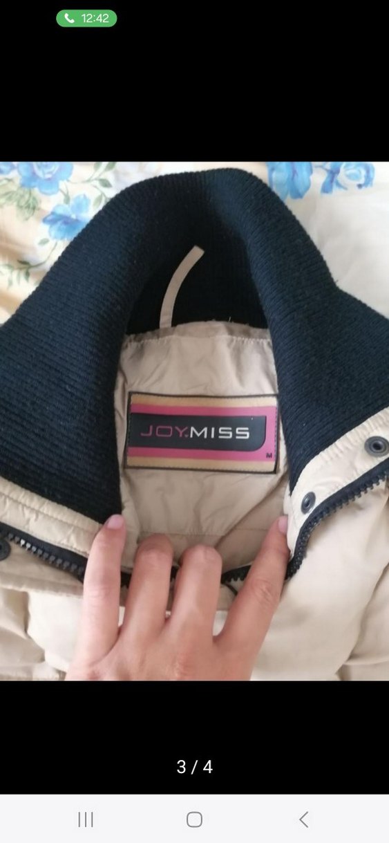 Bej Uzun Kadın Kışlık Mont - Görsel 3