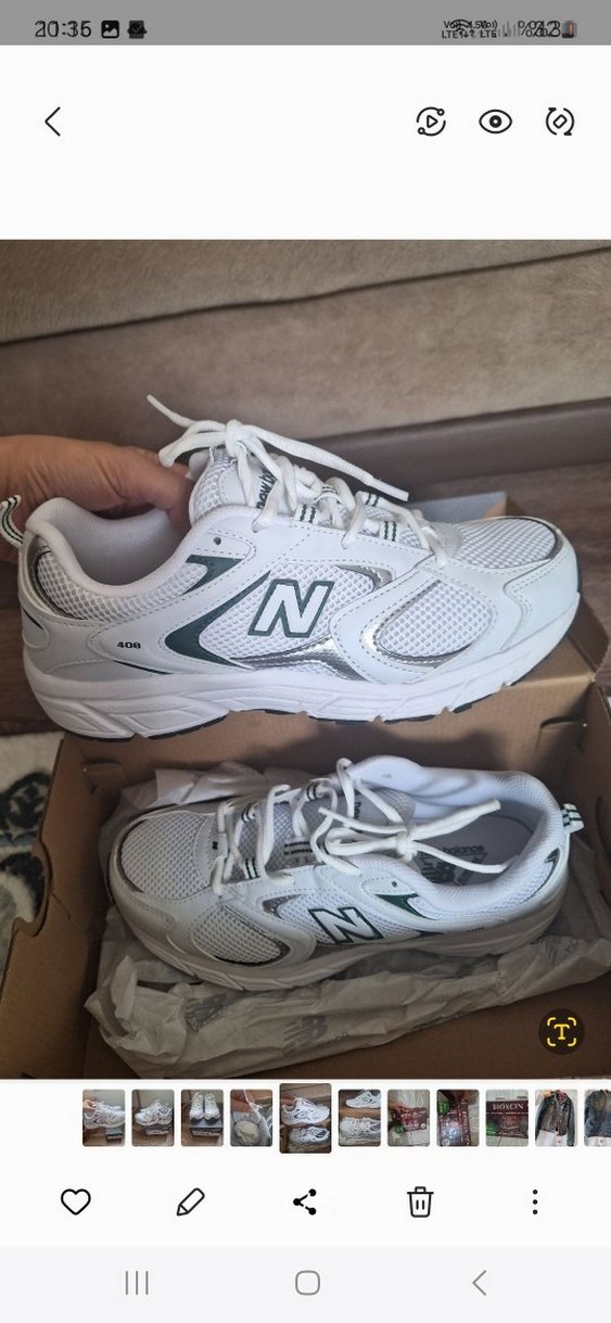 Beyaz Kadın Spor Ayakkabı - Görsel 3