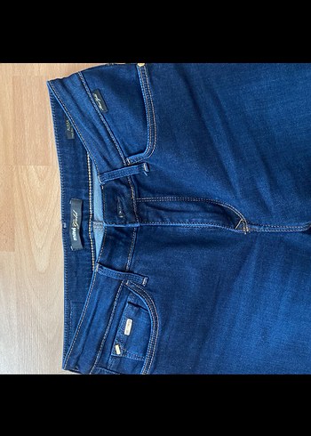 28 Beden lacivert Renk Kadın Lacivert Dar Kesim Denim Pantolon