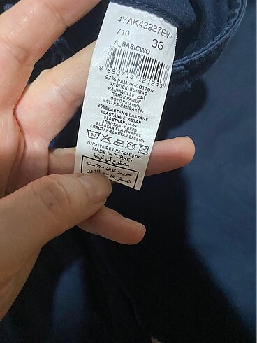 36 Beden Koton kumaş pantolon