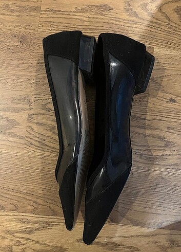 41 Beden siyah Renk Zara 41 numara stiletto babet