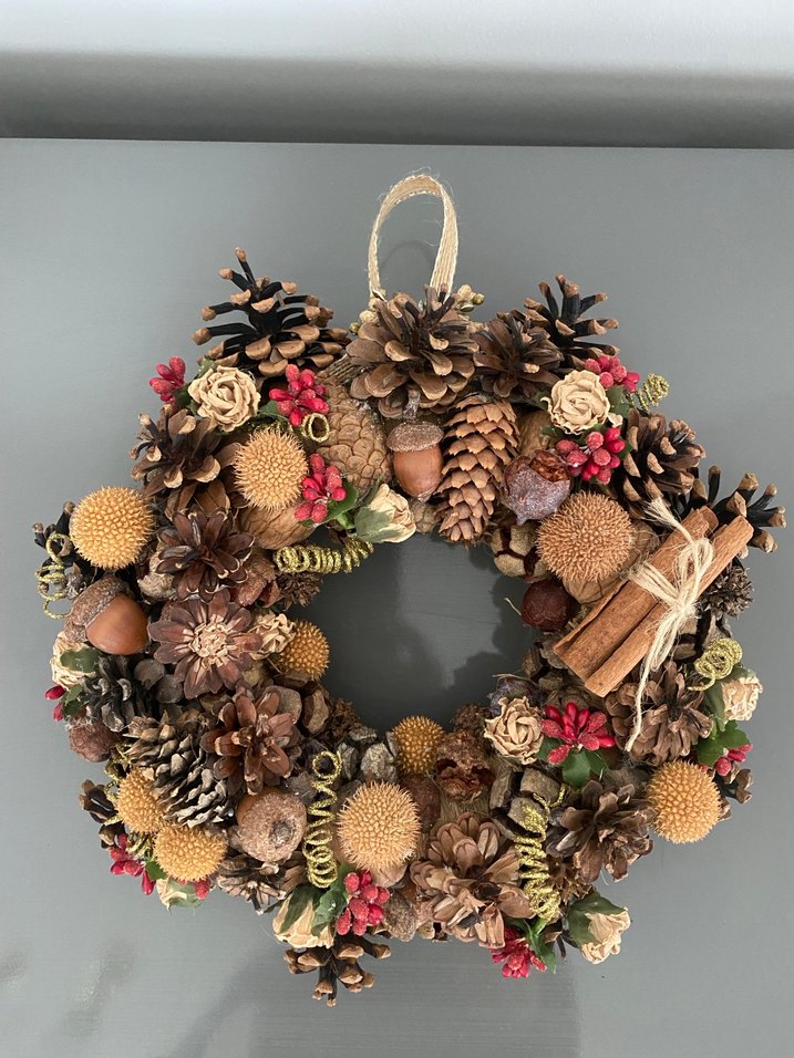 Yılbaşı/ kapı veya duvar çelengi - Görsel 3