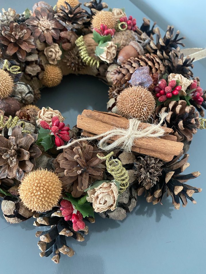 Yılbaşı/ kapı veya duvar çelengi - Görsel 4