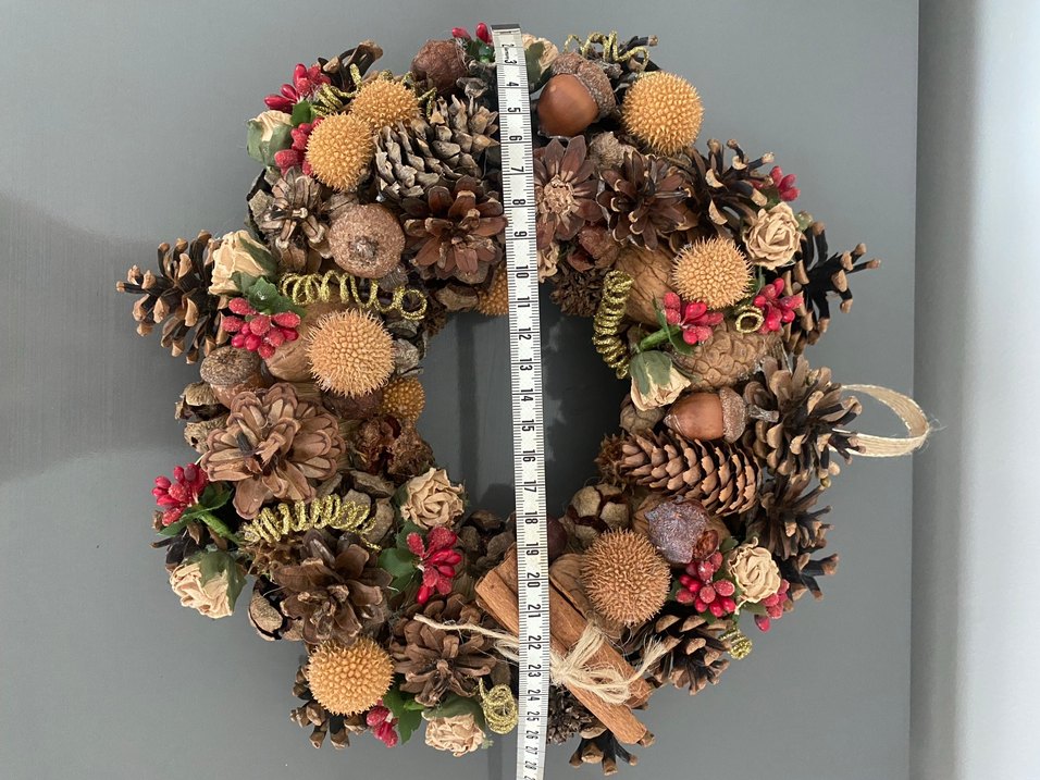 Yılbaşı/ kapı veya duvar çelengi - Görsel 5