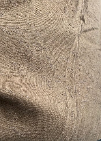 Bej Kadın Midi Triko Elbise Kısa Kollu - Görsel 7