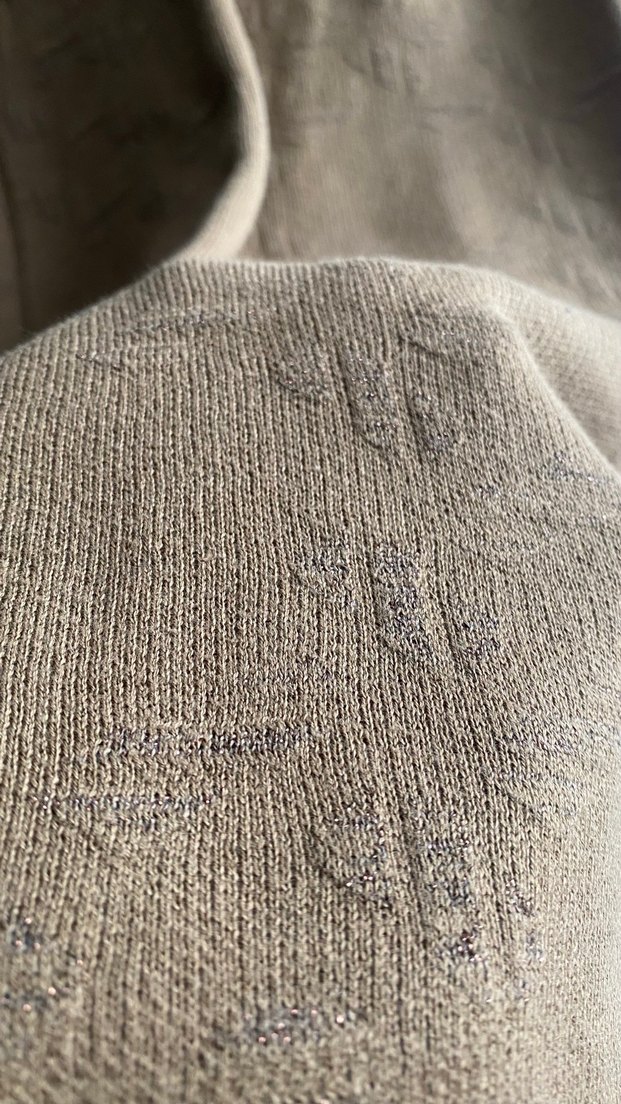 Bej Kadın Midi Triko Elbise Kısa Kollu - Görsel 2