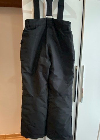 Askılı siyah kayak pantolonu - Görsel 5