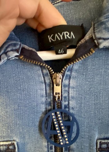 Uzun Jean Elbise, Fermuarlı, Gri Mavi - Görsel 3