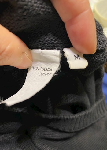 Benetton Siyah Kadın Kazak - Görsel 11