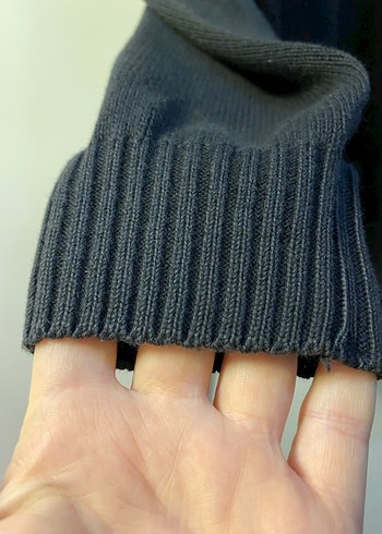 Benetton Siyah Kadın Kazak - Görsel 5