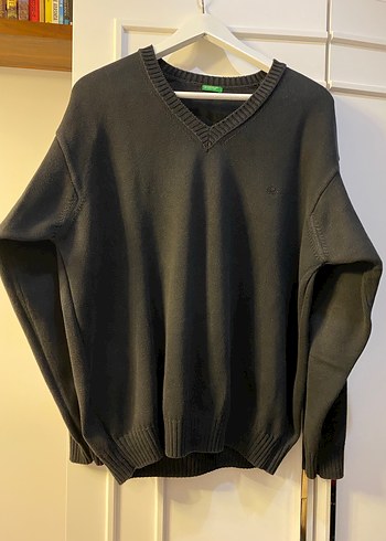 Benetton Siyah Kadın Kazak - Görsel 2