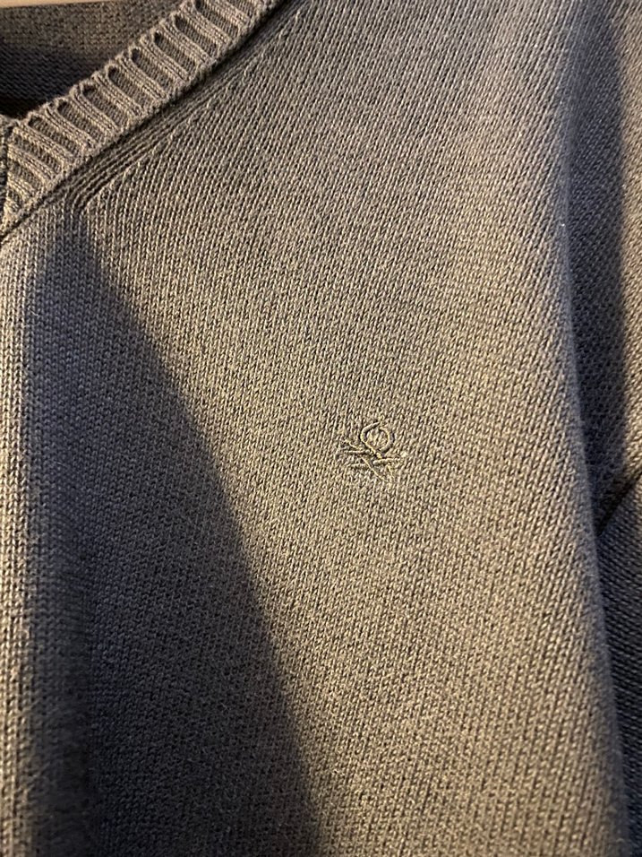 Benetton Siyah Kadın Kazak - Görsel 4