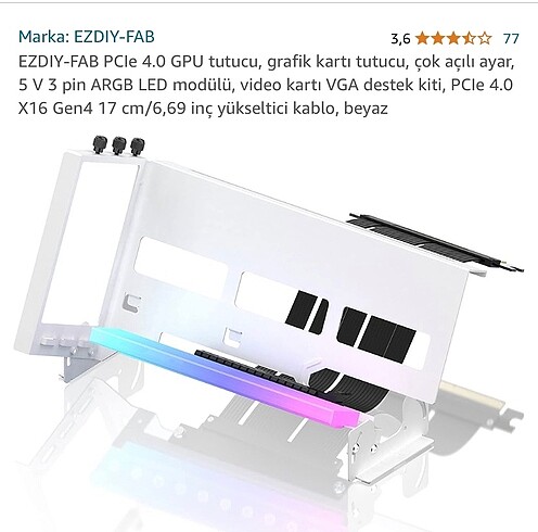 EZDIY EKRAN KARTI TUTUCU