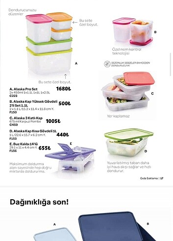  Beden Tupperware yatay 1 lt 