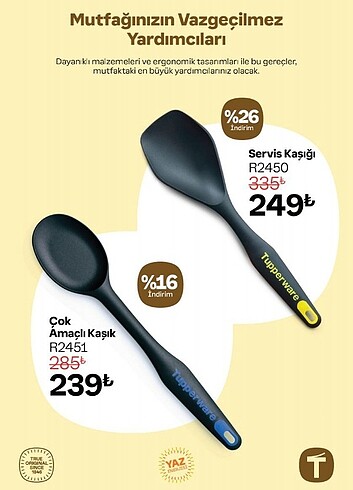 Tupperware çok amaçlı kaşık 
