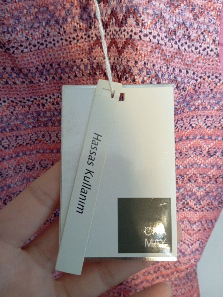 Pembe Pilili Kolsuz Uzun Abiye Elbise - Görsel 4