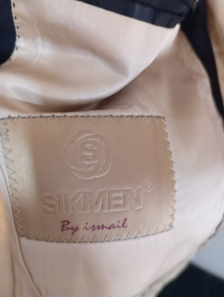 Klasik Siyah Erkek Takım Elbise Ceket - Görsel 3