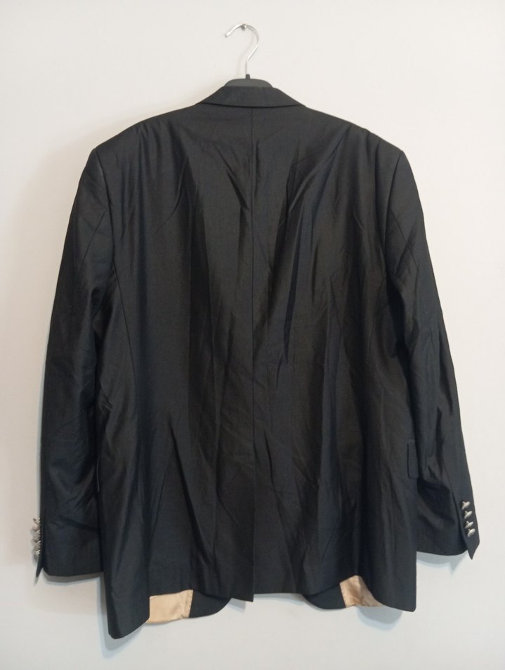 Klasik Siyah Erkek Takım Elbise Ceket - Görsel 2