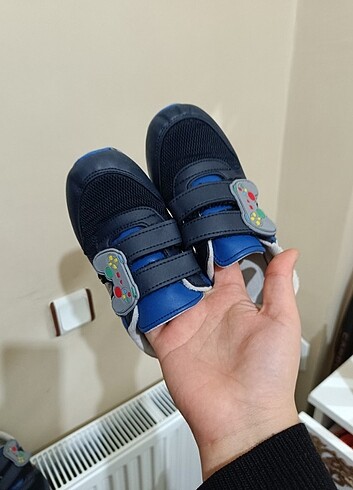 30 Beden lacivert Renk Flo erkek çocuk spor ayakkabı