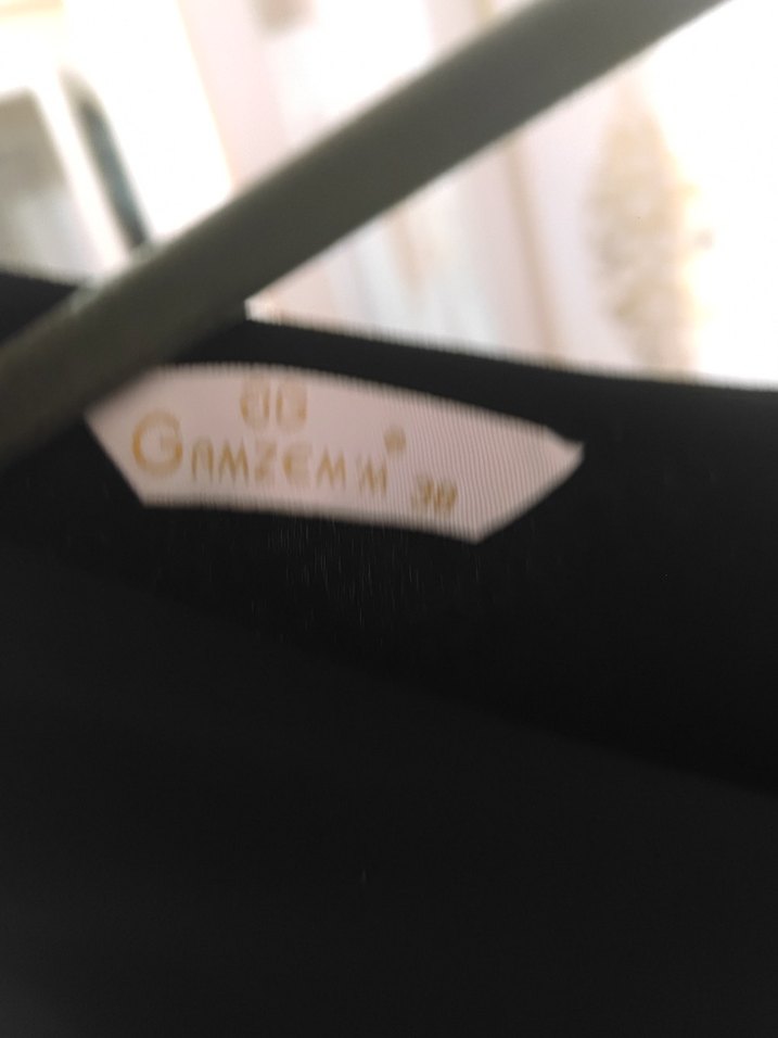 Siyah Drapeli V Yakalı midi boy Abiye Elbise - Görsel 4