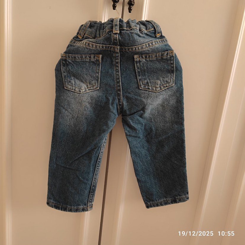 Çocuklar için bol kesim kot pantolon - Görsel 2