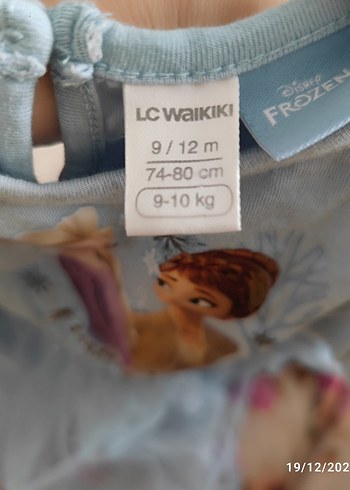 Kız Çocuk Mavi Tül Detaylı Elbise - Görsel 4