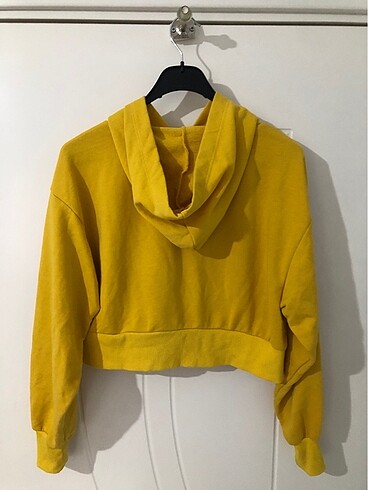s Beden sarı Renk sarı crop sweat