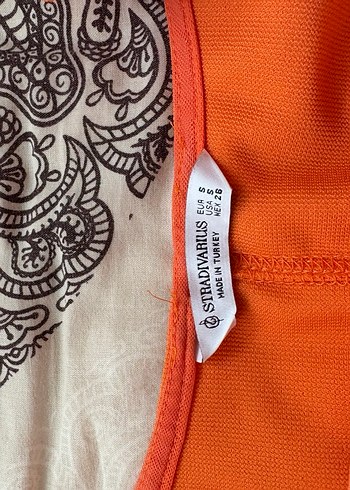 Parlak Turuncu dar elbise - Görsel 3