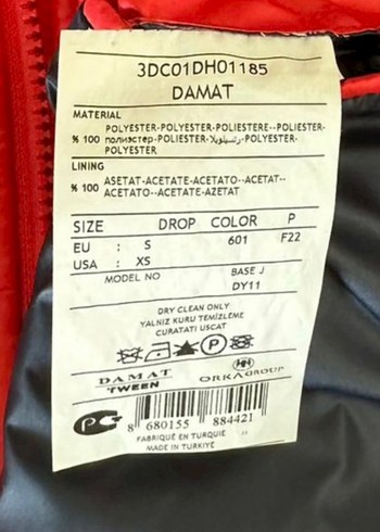 damat marka Kırmızı Fermuarlı erkek Yelek - Görsel 3