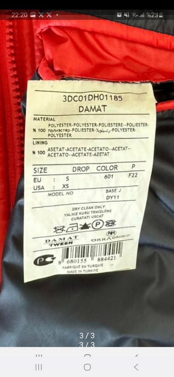 damat marka Kırmızı Fermuarlı erkek Yelek - Görsel 3