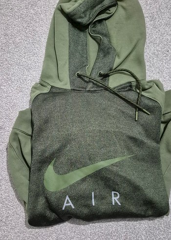 nike air Haki Kapüşonlu Rahat Kesim Sweatshirt - Görsel 5
