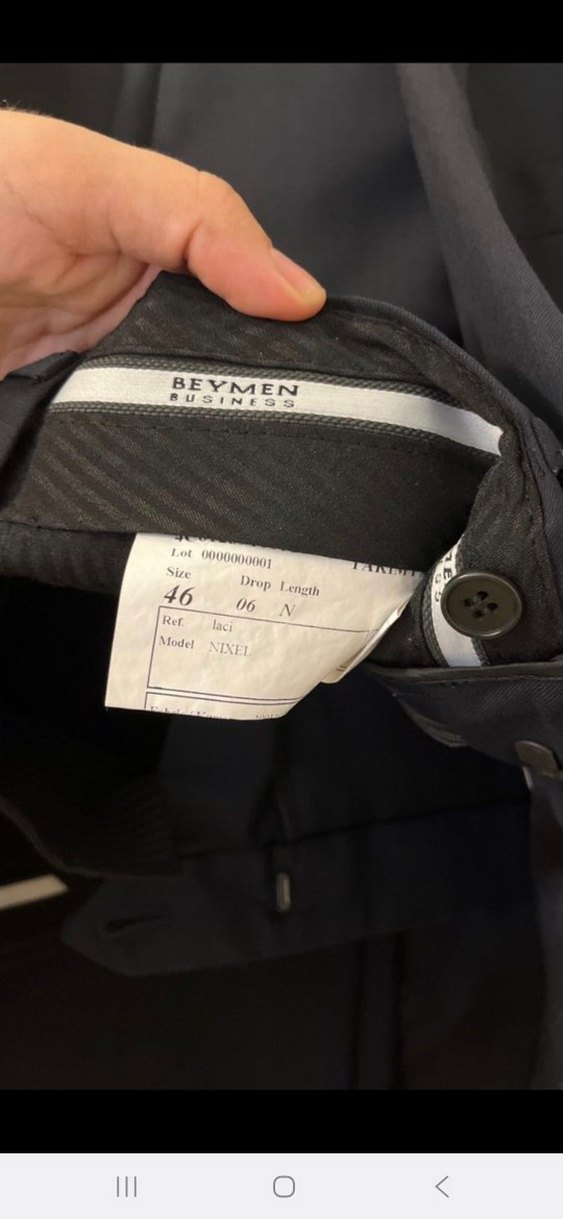 Protokol lacivert Beymen takim elbise - Görsel 4