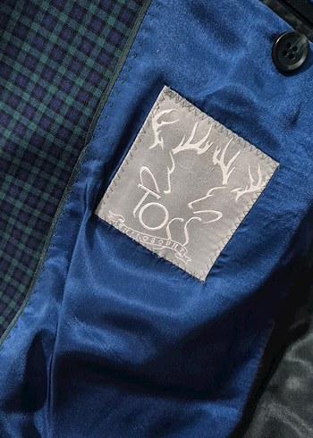 Erkek Lacivert Kareli İş Takımı - Görsel 7