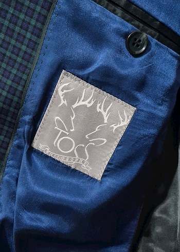 Erkek Lacivert Kareli İş Takımı - Görsel 6